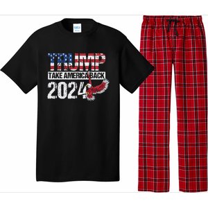 Trump 2024 Flag Take America Back Pajama Set