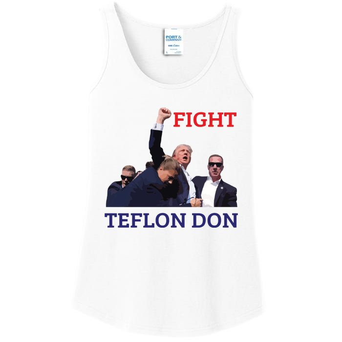 Trump 2024 Fight Trump For President I Will Fight Trump Ladies Essential Tank