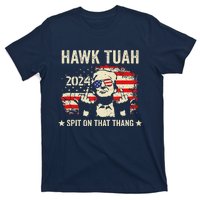 Trump 2024 Flag Funny Hawk Tush Middle Finger 24 Vote Trump T-Shirt