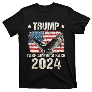 Trump 2024 flag take America back Trump 2024 T-Shirt