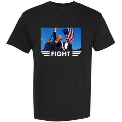 Trump 2024 Fight Trump Was Assassinated Garment-Dyed Heavyweight T-Shirt