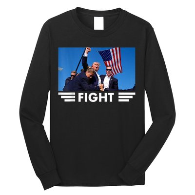 Trump 2024 Fight Trump Was Assassinated Long Sleeve Shirt