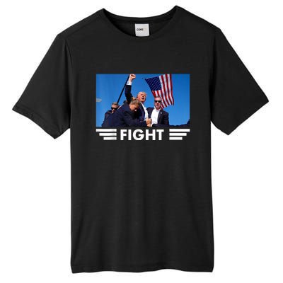 Trump 2024 Fight Trump Was Assassinated Tall Fusion ChromaSoft Performance T-Shirt