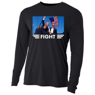 Trump 2024 Fight Trump Was Assassinated Cooling Performance Long Sleeve Crew