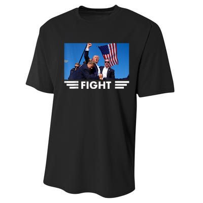 Trump 2024 Fight Trump Was Assassinated Performance Sprint T-Shirt