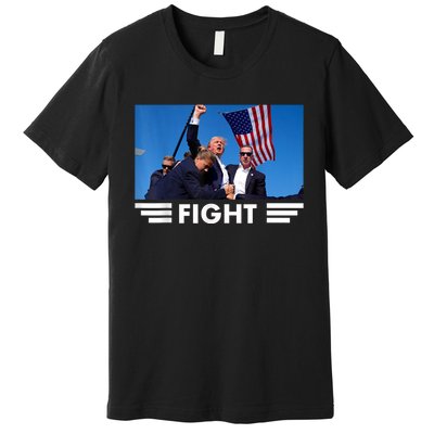 Trump 2024 Fight Trump Was Assassinated Premium T-Shirt