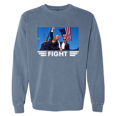 Trump 2024 Fight Trump Was Assassinated Garment-Dyed Sweatshirt