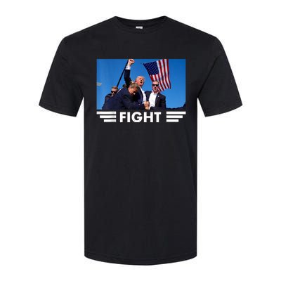 Trump 2024 Fight Trump Was Assassinated Softstyle CVC T-Shirt