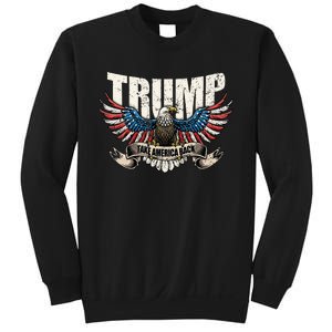 Trump 2024 Flag Take America Back Donald Trump Sweatshirt