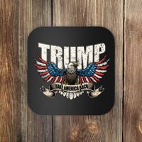 Trump 2024 Flag Take America Back Donald Trump Coaster