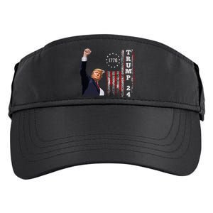 Trump 2024 Fight Shot Shooting Nothing Can Stop Trump Adult Drive Performance Visor