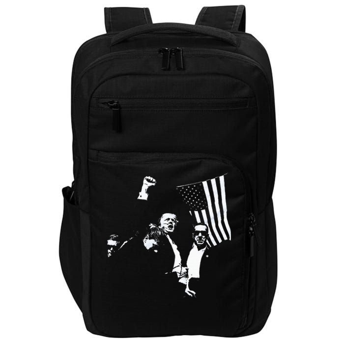 Trump 2024 Fear Not American Hero Fight Fight Fight Maga Impact Tech Backpack