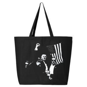 Trump 2024 Fear Not American Hero Fight Fight Fight Maga 25L Jumbo Tote