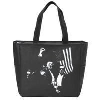 Trump 2024 Fear Not American Hero Fight Fight Fight Maga Zip Tote Bag