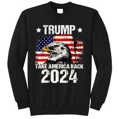 Trump 2024 flag take America back Trump 2024 Sweatshirt