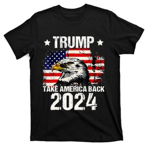 Trump 2024 flag take America back Trump 2024 T-Shirt