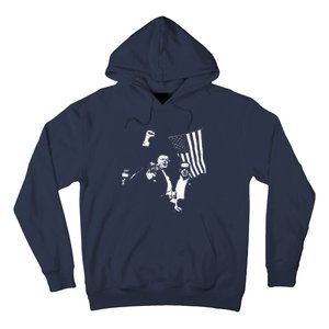 Trump 2024 Fear Not American Hero Fight Fight Fight Maga Hoodie