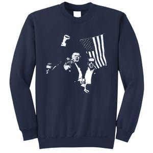 Trump 2024 Fear Not American Hero Fight Fight Fight Maga Sweatshirt