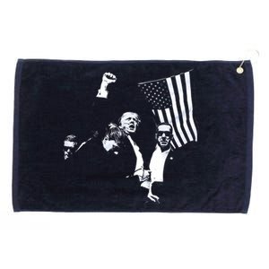 Trump 2024 Fear Not American Hero Fight Fight Fight Maga Grommeted Golf Towel