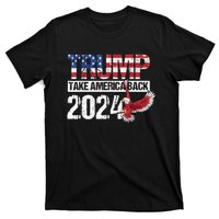 Trump 2024 Flag Take America Back Men Women Trump 2024 T-Shirt