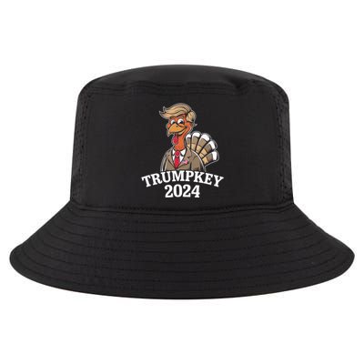 Trumpkey 2024 Funny Turkey Trump Hair Make Thanksgiving Gift Cool Comfort Performance Bucket Hat