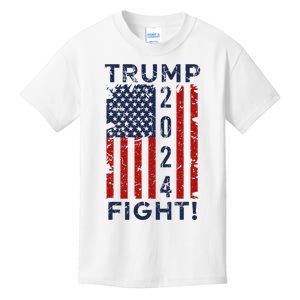 Trump 2024 Fight Fight Fight Kids T-Shirt