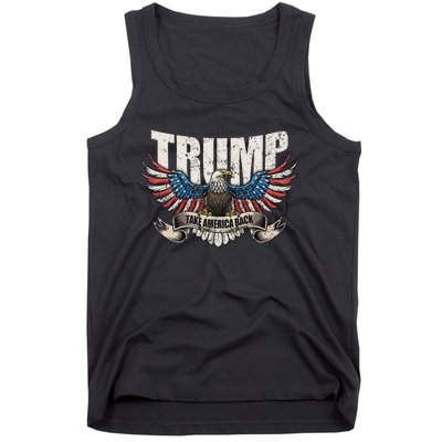 Trump 2024 Flag Take America Back Women Tank Top