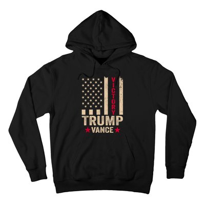 Trump 2024 Flag Victory J.D.Vance President 47 Trump Won Hoodie