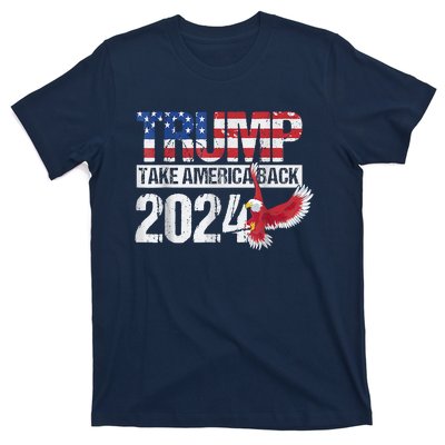 Trump 2024 Flag Take America Back Trump 2024 T-Shirt