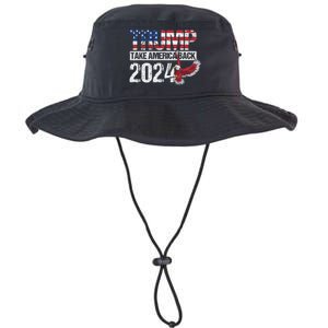 Trump 2024 Flag Take America Back Legacy Cool Fit Booney Bucket Hat