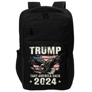 Trump 2024 Flag Take America Back Trump 2024 Impact Tech Backpack