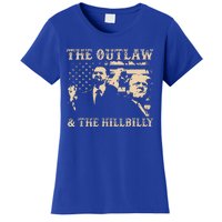 Trump 2024 Flag Outlaw Hillbilly J.D.Vance 2024 Women's T-Shirt