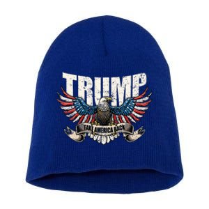 Trump 2024 Flag Take America Back  Donald Trump  Short Acrylic Beanie