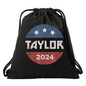 Taylor 2024 First Name Personalized Drawstring Bag