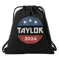 Taylor 2024 First Name Personalized Drawstring Bag