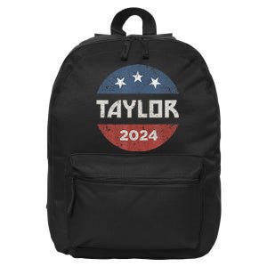 Taylor 2024 First Name Personalized 16 in Basic Backpack