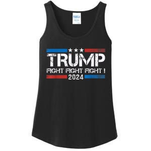 Trump 2024 Fight Fight Fight Trump President Election 2024 Ladies Essential Tank