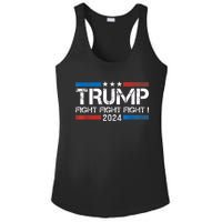 Trump 2024 Fight Fight Fight Trump President Election 2024 Ladies PosiCharge Competitor Racerback Tank