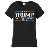 Trump 2024 Fight Fight Fight Trump President Election 2024 Women's T-Shirt