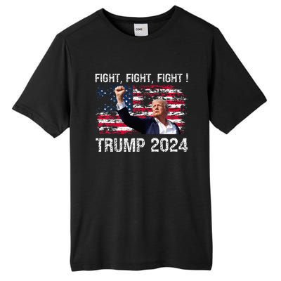 Trump 2024 Fight Fight Fight Tall Fusion ChromaSoft Performance T-Shirt