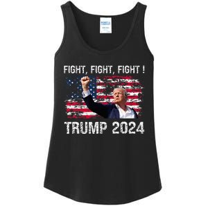 Trump 2024 Fight Fight Fight Ladies Essential Tank