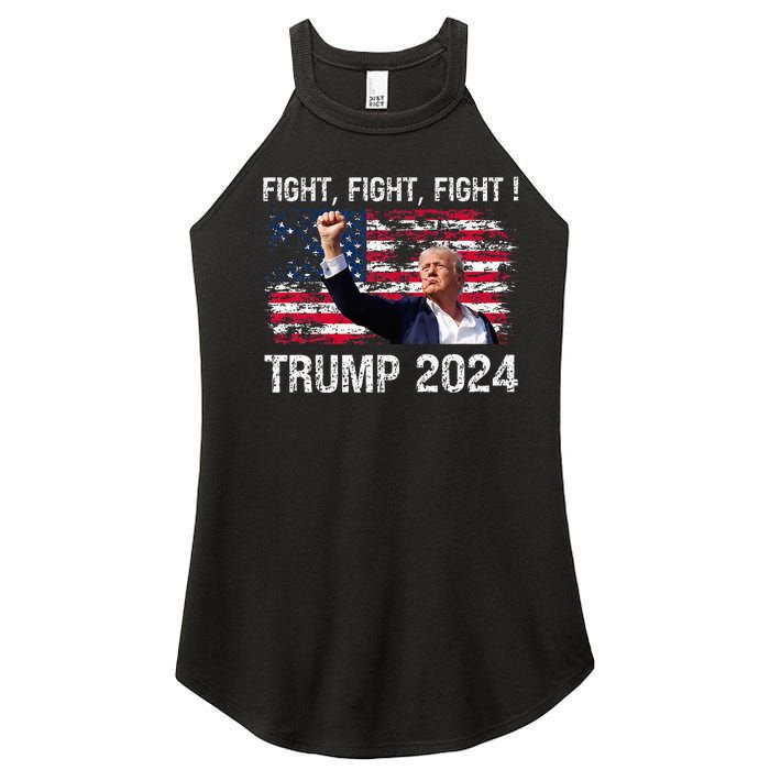 Trump 2024 Fight Fight Fight Women's Perfect Tri Rocker Tank