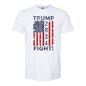 Trump 2024 Fight Fight Fight Trump President Election 2024 Softstyle CVC T-Shirt