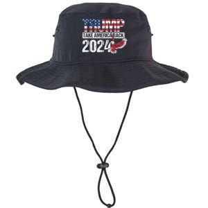 Trump 2024 Flag Take America Back Men Women Trump 2024 Legacy Cool Fit Booney Bucket Hat