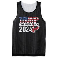 Trump 2024 Flag Take America Back Men Women Trump 2024 Mesh Reversible Basketball Jersey Tank