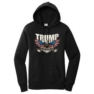 Trump 2024 Flag Take America Back Donald Trump Women's Pullover Hoodie