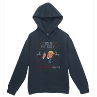 Trump 2024 Funny Xmas Ugly Sweater Urban Pullover Hoodie