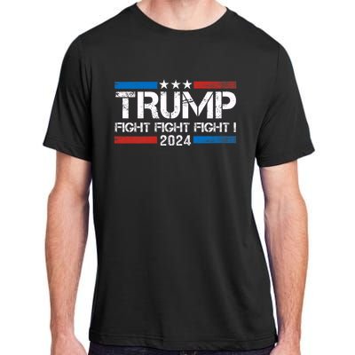 Trump 2024 Fight Fight Fight Trump President Election 2024 Adult ChromaSoft Performance T-Shirt