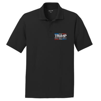 Trump 2024 Fight Fight Fight Trump President Election 2024 PosiCharge RacerMesh Polo