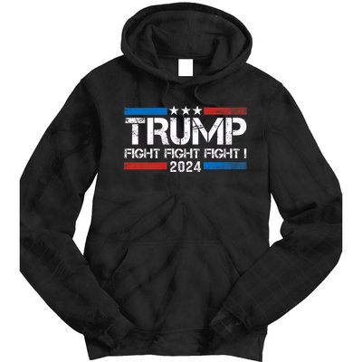 Trump 2024 Fight Fight Fight Trump President Election 2024 Tie Dye Hoodie